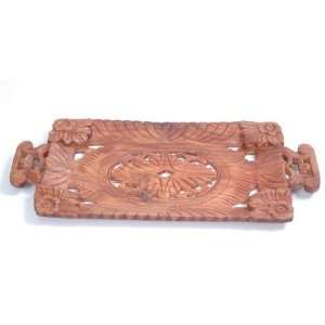  HANDCRAFTED WOODEN TRAY
