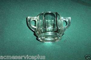 Vintage Indiana Glass Restaurant Sugar Dish Clear USED  