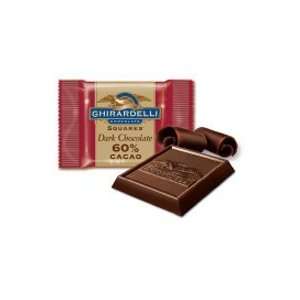 Ghirardelli Chocolate Squares 60 Percent Cacao Dark Chocolate [120CT 