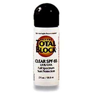  Total Block Clear Sunscreen 65 SPF 2oz Beauty