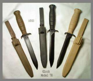 Glock Model 78 Military Field Knife   Choice of Colors  