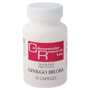  Cardiovascular Research   Gingko Biloba, 120 mg, 60 