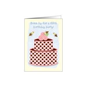  Birthday Party Invitations 65 Bees and Cake Card Toys 