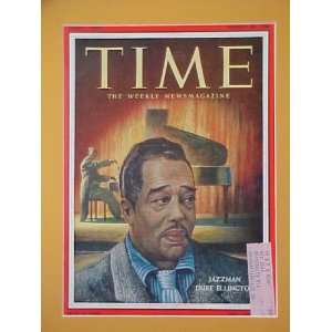 Duke Ellington Jazzman August 20 1956 Time Magazine Fabulous Beautiful 
