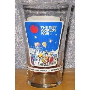 Vintage 1982 Worlds Fair   Knoxville, Tennessee 6 1/2 Inch Drinking 