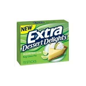 Extra Dessert Delights Sugarfree Gum Key Lime Pie Flavored Gum 15 