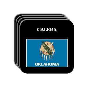 US State Flag   CALERA, Oklahoma (OK) Set of 4 Mini Mousepad Coasters