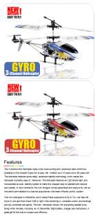 METAL 3 Ch RC Remote Control Mini Gyro Helicopter 335  