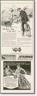 1921 Delta Electric Marion, Indiana bicycle lamp AD  