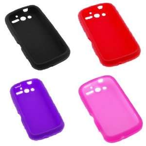 com GTMax 4 Silicone Skin Soft Cover Case (Black + Red + Purple + Hot 