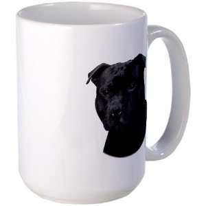  Stafford head Pets Large Mug by  