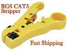 Qty 1PC, RG6 RG59 RG7 RG11 Cat5e Cat6 Speaker Cable Stripper Tool