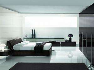SMA STRIP Leather BED PLATFORM QUEEN, Italy  