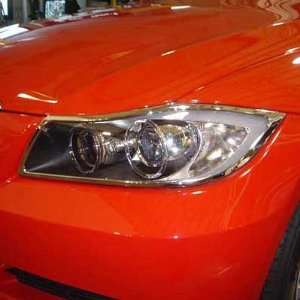  BMW (05 06) 3 New Style Head Lamp Chrome Trim Automotive