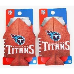   NFL TENNESSEE TITANS FOOTBALL CAN COOLIE KOOZIES