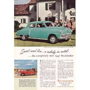  1946 Ad Studebaker Champion Regal Deluxe Original Antique 