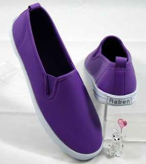 Raben Shoes Slip On Synthetic Leather Purple All Size  