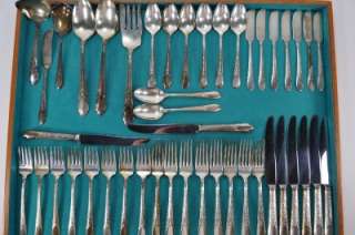 Sterling Silver Flatware Set 45 Total Pieces  