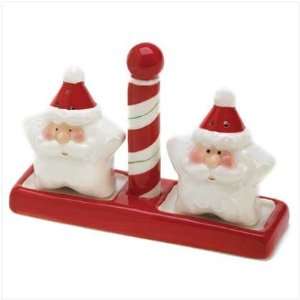 Candy Cane Santa Shaker Set 