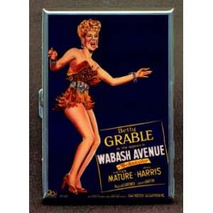BETTY GRABLE PIN UP POSTER ID Holder, Cigarette Case or Wallet MADE 