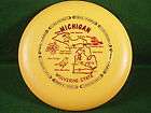 MICHIGAN WOLVERINE FLYING DISC FRISBEE WHIRLEY INDUSTRIES PRO/THRO 165 