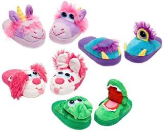   Growling Dragon Green Kids Slippers As Seen On TV Children Youth Shoes