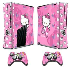 Hello Kitty STICKER XBOX 360 CONTROLLERS CASE COVE Pink  