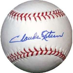  Calude Osteen autographed Baseball