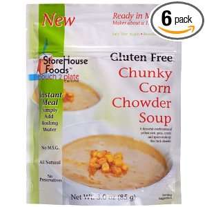 StoreHouse Foods Gluten Free Chunky Corn Chowder Soup, 3 Ounce (Pack 