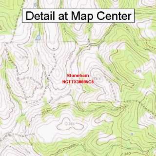   Map   Stoneham, Texas (Folded/Waterproof)
