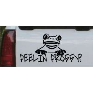   Froggy Funny Animals Car Window Wall Laptop Decal Sticker Automotive