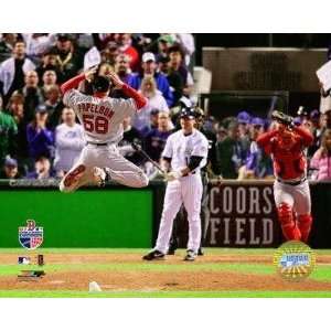  Red Sox   07 Win World Series   Papelbon leaping Unknown 