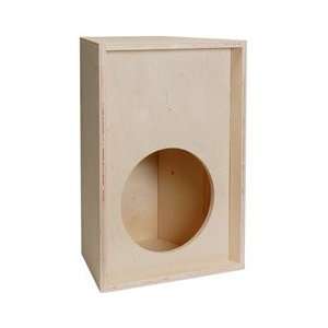   Knock Down Trapezoid Birch Speaker Cabinet for 12 Driver Electronics