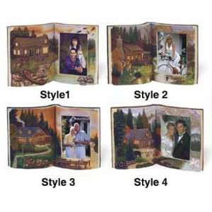  House Book Shape Picture Frame 4 Pc Set