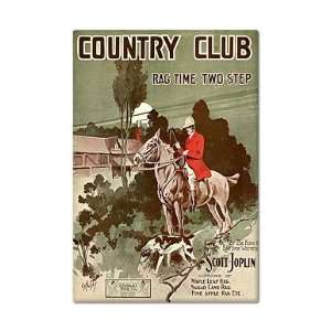  Country Club Rag Time Two Step Scott Joplin Fridge Magnet 