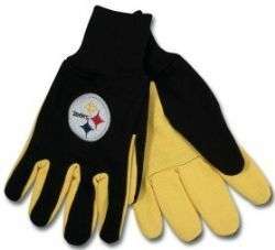 PITTSBURGH STEELERS LOGO GLOVES  WOW   
