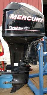 2008 MERCURY OPTIMAX 2 STROKE 115 HP OUTBOARD 20 SHAFT BOAT MOTOR 53 