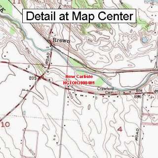   Map   New Carlisle, Ohio (Folded/Waterproof)