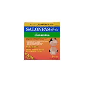 Salonpas Gel Patch Pain Relieving Patches (6 patches   5.51 in x 3.94 