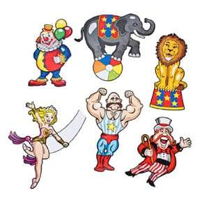  Carnival Cutouts Party Decorations (1 dz) Health 