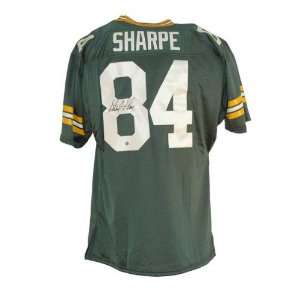 Sterling Sharpe Green Bay Packers Green Throwback Jersey Autographed 