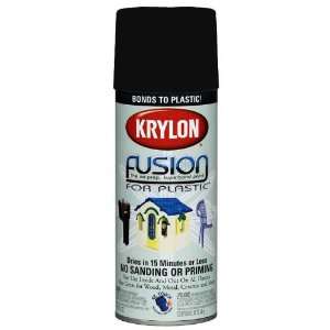  Krylon 2421 Fusion Spray Paint, Satin Black