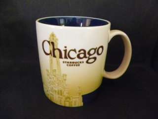 NEW Starbucks CHICAGO IL Coffee Cup Mug City Series  