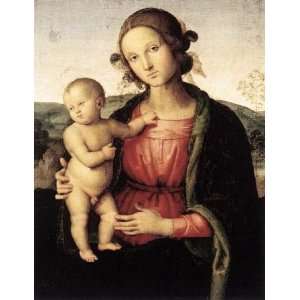   Inch, painting name Madonna and Child 1, by Perugino