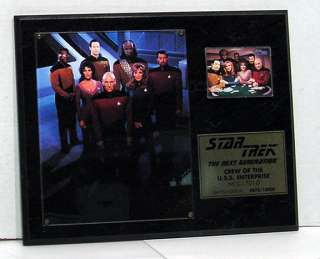 Star Trek Limited Edition Plaque