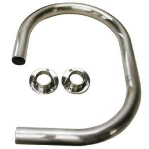   866/2 Polished Stainless Steel Service Rail 2 Tubing Includes Flanges