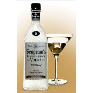  Seagrams Platinum Slct Vodka 750 Grocery & Gourmet Food