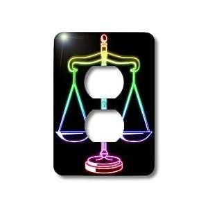  Houk Digital Design Symbols   Law   Rainbow Scale of Justice Symbol 