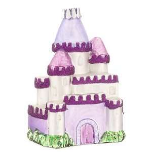  Personalized Purple Castle Christmas Ornament