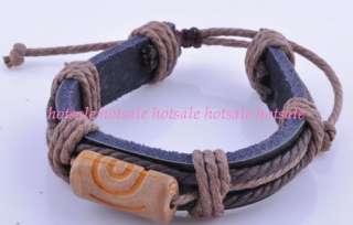 wholesale 50strands assorted leather bracelets  